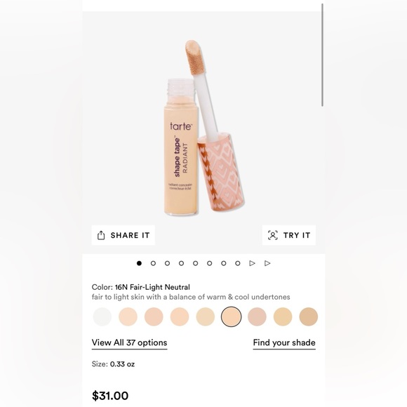 Tarte Cosmetics ShapeTape Radiant Concealer (Selling Together or Seperat… - Picture 15 of 15